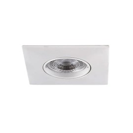 قاب هالوژن آلومینیومی توکار مربع آیدین مدل B124	