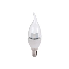 لامپ LED اشکی لنز استوانه ای شفاف 6 وات پارس شهاب مدل 6W LED Candle SMD Clear Cylindrical