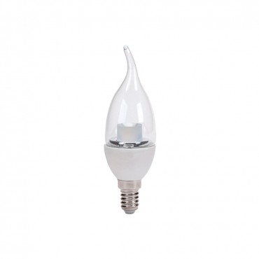 لامپ LED اشکی لنز استوانه ای شفاف 6 وات پارس شهاب مدل 6W LED Candle SMD Clear Cylindrical