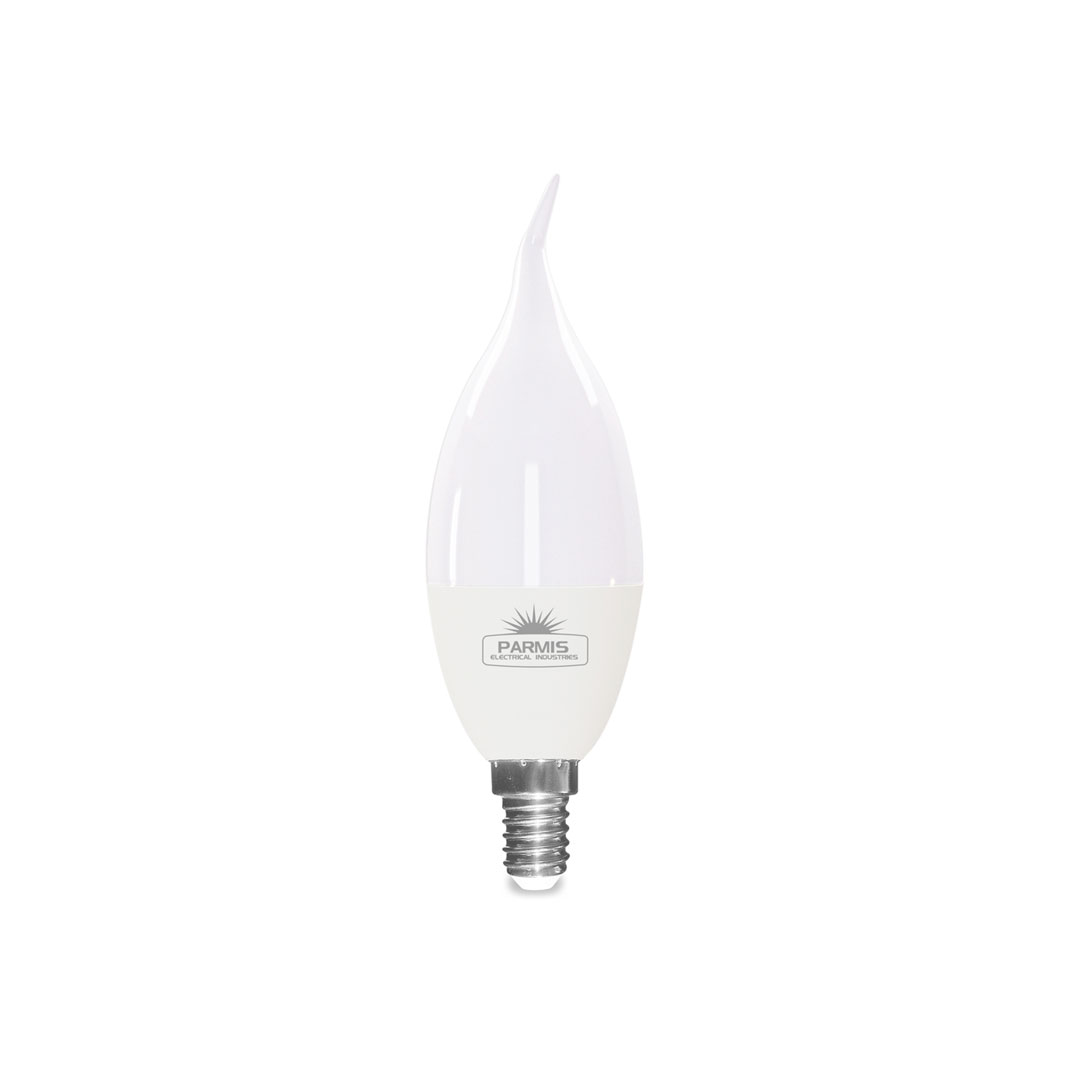 لامپ LED  اشکی مات 8 وات پارمیس مدل SMD LED TAIL CANDLE-MATTE 8W