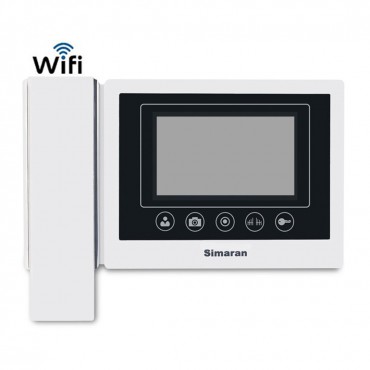 مانیتور آیفون تصویری سیماران 4.3 اینچ کلید لمسی با وای فای مدل 43TKW