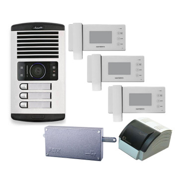 پکیج سه واحدی آیفون تصویری الکتروپیک مدل 1096