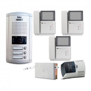 پکیج سه واحدی آیفون تصویری تابا الکترونیک مدل 1040M