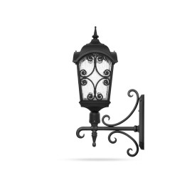 چراغ LED حیاطی دیواری شب تاب مدل آروین با شاخه آرتا سربالا