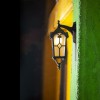 چراغ LED حیاطی دیواری شب تاب مدل روشا با شاخه فانتزی سرازیر