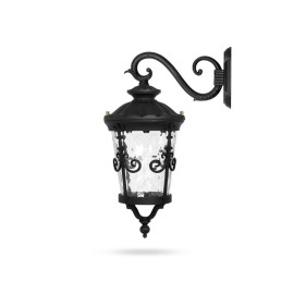 چراغ LED حیاطی دیواری شب تاب مدل ماهنوس با شاخه سناتور سرازیر