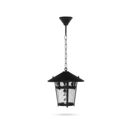 چراغ آویز حیاطی شب تاب مدل آبنوس