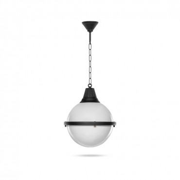 چراغ آویز حیاطی شب تاب مدل توپی