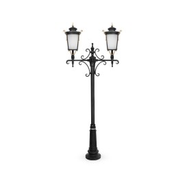 چراغ پارکی شب تاب مدل روژان با شاخه باتیس و  پایه نارون